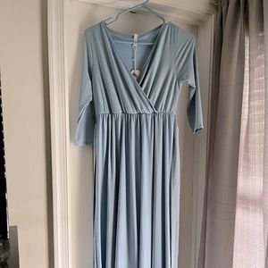 Pink Blush Maternity Dress